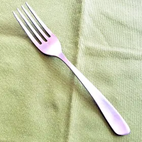 435874 Cambridge Stainless Salad Fork Blake Pattern 7 1/4 Inch Plain Curved Handle
