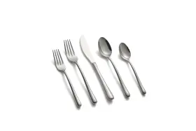 Cambridge 719978819421 Silversmiths Samantha Mirror 20-piece Flatware Set