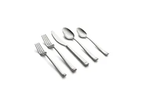 Cambridge 719978838095 Silversmiths Kingsland Mirror 20 Piece Flatware Set Service For Four Silver