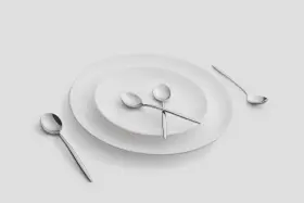 Cambridge 719978850301 Silversmiths Gaze Mirror Demi Spoon Set Of 4 #3