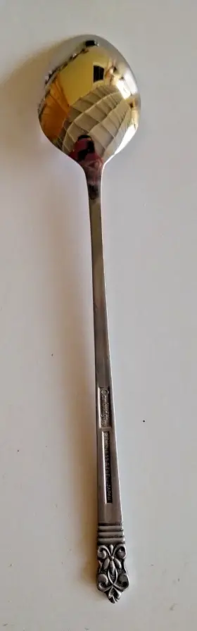 Cbs1 Cambridge 8 Iced Tea Spoons And 1 Serving Spoon Stainless Flatware Japan #3