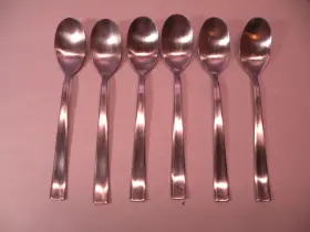 6277365 Cambridge Silver Set Of 6 Arden Satin Teaspoons 5/8 Gd4