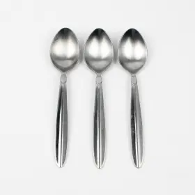 Cbs45 Cambridge Silver Lot Of 3 Pattern Oval Soup Spoons Tablespoon Ss 8 Inch
