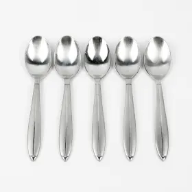 Cbs46 Cambridge Silver Lot Of 5 Pattern Oval Soup Spoons Stainless 7.75 Inches