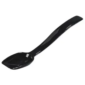 445003 Carlisle Foodservice Solid Spoon Black 8 In Pk12
