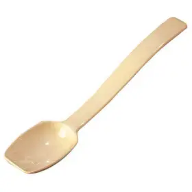 446006 Carlisle Foodservice Solid Spoon Beige 8 In Pk12