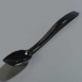 447003 Carlisle Foodservice Solid Spoon Black 10 In Pk12