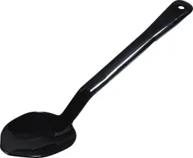 442003 Carlisle Foodservice Products Plastic Serving Spoons 14 Inch Black Pack