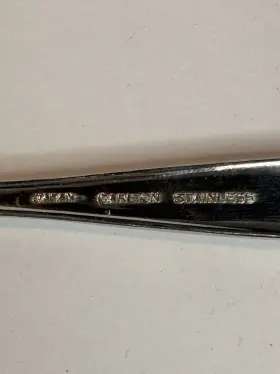 Cas1 Carlton Stainless 4 Pieces Flatware Japan 3 Oval Soup Sppons 1 Teaspoon Scrolls #3