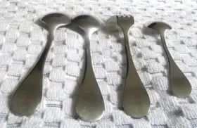 Ctf15 Christofle By Hotel Fidelio 4-pc Fork Spoons Flatware Silverplate France #2
