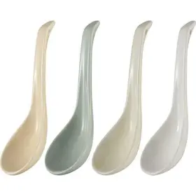 Chwaika 659446709420 Asian Soup Spoons Chinese Ceramic Spoon Set Of 4 Porcelain Ramen Sp