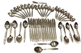 Cif7 Ci Stainless Flatware Japan Star Flower Shooting Mcm 48 Pieces