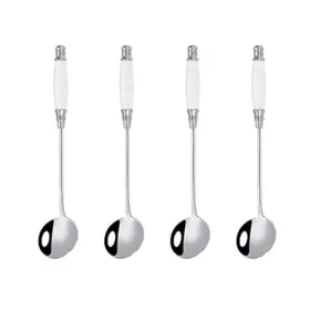 Clwxhs 894502822545 4pcs Coffee Spoons Stainless Steel Ice Tea Soup Dessert Spoon Cute For St