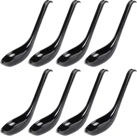 8hsp-b Comicfs 313021211233 Asian Soup Spoons 8 Pieces Large Japanese Soba Ric