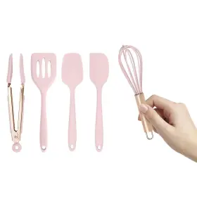 Cook With Color 192598024695 Silicone Cooking Utensils Kitchen Utensil Set Easy To Clean S
