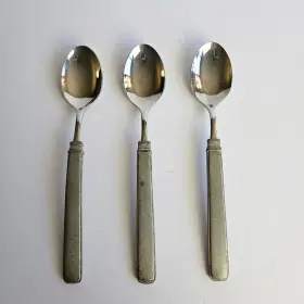 1033.2 Cosi Tabellini Pewter And Stainless Steel Inch Gabriella Teaspoon Sold Individually