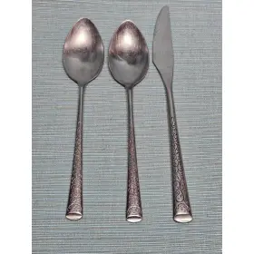 Csm16 Cosmos Stainless 2 Spoons 1 Knife Products 1967 Japan Flatware
