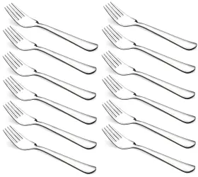 Cotiflat 190739402470 12 Dinner Forks Medium Style