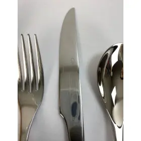 260301 Couzon Steel Nicola 18/10 Stainless 5pc. Place Setting Service For One #3