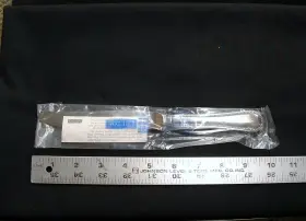 461303 Couzon Cutlery Le Perle Table Knife 9 1/2 Inch New Old Stock Stainless Steel