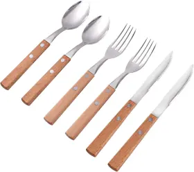 Cunyak 313096093079 Lnrkai Cutlery Sets Of 6 Dinner Spoons Knife And Fork Set Stainless Steel