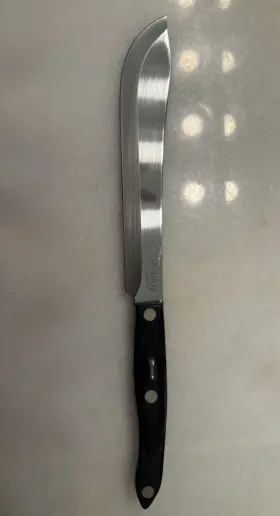1722-ka Cutco 8-inch Blade Butchers Knife Black Handle 1722 Ka Made In Usa