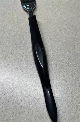 Cue3 Cutco Rare Vintage Black Handle Flatware Silverware Dinner Fork #3