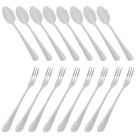 Dakuan 931234196938 Set Of 16 Demitasse Espresso Spoon 4 Inch And Stainless Steel Forks 4.8