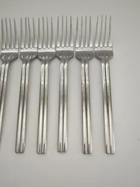Das15 Dansk - 7 Dinner Forks Japan Stainless Ap24 #2