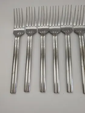 Das15 Dansk - 7 Dinner Forks Japan Stainless Ap24 #3