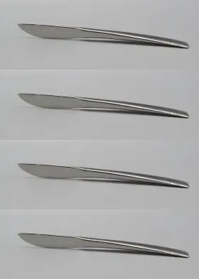 Dansk Dasron/bsfx4 Stainless Rondure Dessert / Butter Knives - Spreaders Set Of Four New