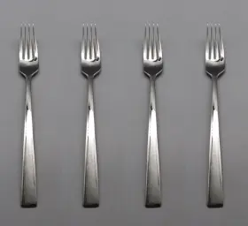Dansk Dasron/f2x4 Stainless Flatware - Rondure Dinner Forks Set Of Four New