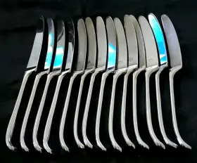 Mbfhm1x6 Dansk Dastoru/mbfhm1x6 Set Of 14 - Torun 18/10 Stainless Steel Dessert Knives