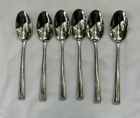 M6487 Dansk 6 Bistro Cafe 18/10 Stainless Tablespoon Serving Spoon 8 3/8 Inch #3