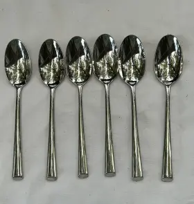 M6487 Dansk 6 Bistro Cafe 18/10 Stainless Tablespoon Serving Spoon 8 3/8 Inch