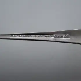Cssm1x12 Delco Deoole/cssm1x12 Stainless Old English - Bouillon Spoons Set Of Twelve Nos Korea #3