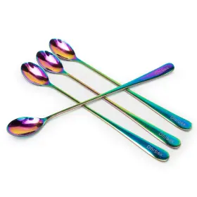 Dhrbsx 637673289069 Long-handled Ice Tea Spoon Cocktail Stir Spoons Stainless Steel Coffee Spoo