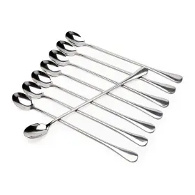 Dhrbsx 663274937832 9-inch Long-handled Ice Tea Spoon Cocktail Stir Spoons Stainless Steel Coff