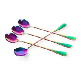Dhrbsx 696576959028 Long-handled Ice Tea Spoon Cocktail Stir Spoons Stainless Steel Coffee Spoo