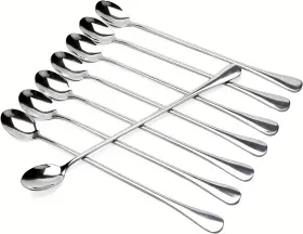 Dhrbsx 711182012292 Long-handled Ice Tea Spoon Cocktail Stir Spoons Stainless Steel Coffee