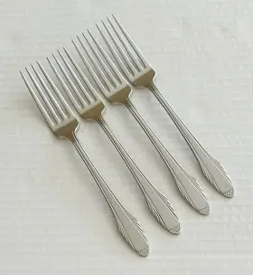 Dsc2 Diamond Silver Co Ds Stainless 4 Dinner Forks Glossy 7 Inches Dsc2 Diamond Silver Co Ds Stainless 4 Dinner Forks Glossy 7 Inches
