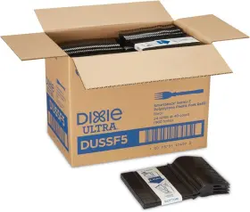 Dussf5 Dixie 313091717796 Ultra Polystyrene Fork Refill Black 960/carton