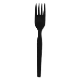 Dxesspfh51 Dixie Smartstock Plastic Cutlery Refill Forks 6 Inch Black 40/pack 24 Packs/ct