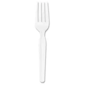 Fh207 Dixie Foods Heavy-duty Fork - 100/box Polystyrene White