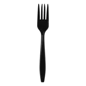 Pfh53c Dixie Individually Wrapped Heavyweight Utensils Fork Plastic Black 1000/carton