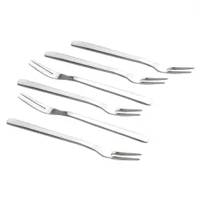 Doryh 711202518384 5.25inch Mini Fruit Forks Stainless Steel Bistro Cocktail Fork Set Of 12