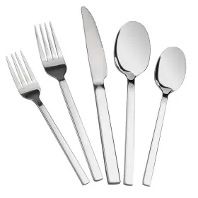 Doryh 711202518452 30 Pieces Stainless Steel Flatware Set Service For 6