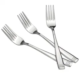Dynkona 751450470591 Stainless Steel Forks Set Of 12 Kitchen For Eating