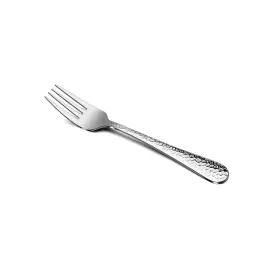 9z-s437-c2oy E-far Salad Forks Set Of 12 Appetizer Dessert Stainless Steel Hammered Silv