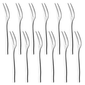 Eagrye 711202513891 Tasting Cocktail Forks 12piece Stainless Steel Fruit F